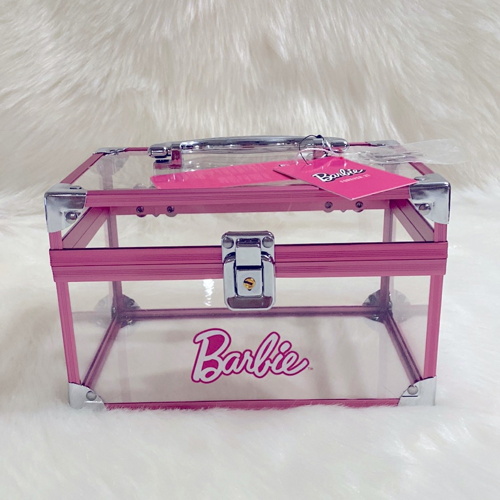 Barbie Pink Make Up Train Case NWT Excellent Condition HTF - Picture 1 of 12